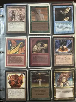 Big Old Vintage Magic The Gathering 1044 Cards Collection Binder Alpha Mtg Lot - Image 2