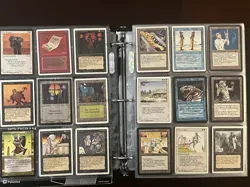 Big Old Vintage Magic The Gathering 1044 Cards Collection Binder Alpha Mtg Lot - Image 4