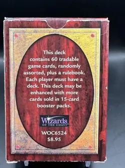 5th Edition Empty Starter Deck Box - MTG - Magic The Gathering - RARE - Image 2