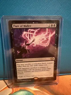MTG Flare of Malice Modern Horizons 3 0095 Regular Rare - Image 1