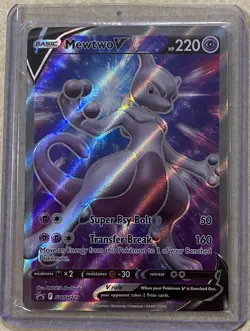Pokemon TCG Mewtwo V SWSH Black Star Promos SWSH229 Holo Promo SEALED - Image 1