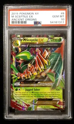 Pokemon Mega M Sceptile EX 8/98 Holo XY Ancient Origins #8 💎 GEM MINT PSA 10 💎 - Image 1