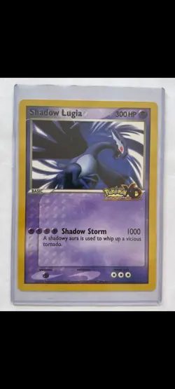 Pokemon XD Gales of Darkness Shadow Lugia Jumbo Promo Card 2005 - Image 1