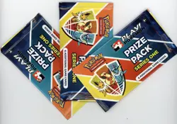 LOT OF (3) Pokemon Play Prize Pack Series One FACTORY SEALED PACKS - Image 1