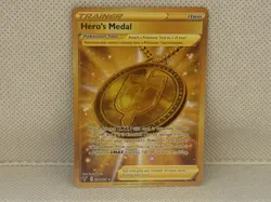 Hero's Medal 201/185 Secret Rare Vivid Voltage Pokemon Card - Image 1