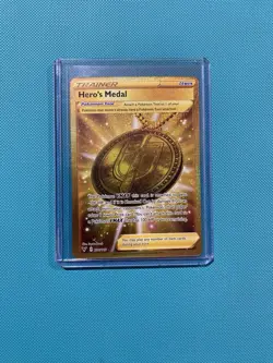 Hero's Medal 201/185 Secret Rare Vivid Voltage Pokemon Card - Image 1