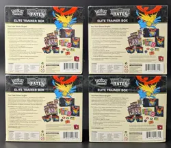 Lot of (4) Pokemon Sun & Moon Hidden Fates Elite Trainer Box ETB Sealed - Image 2