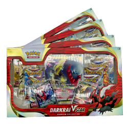 Lot of (4) Pokemon TCG: Darkrai V STAR Premium Collection Box Sealed - Image 1