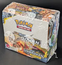 Pokemon TCG Sun & Moon Unbroken Bonds Booster Box Sealed - Image 1
