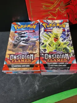 Pokemon TCG: Scarlet and Violet Obsidian Flames [LOT OF 20] Booster Packs Sealed - Image 1
