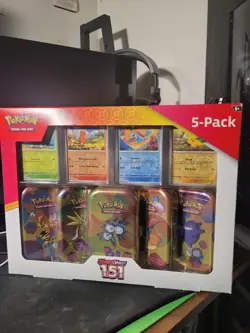 Pokemon SCARLET & VIOLET 151 Box - Costco Mini Tins Bundle - Image 1
