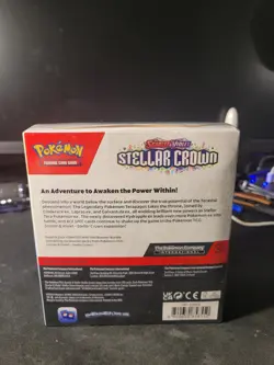 Pokemon Stellar Crown Factory Sealed Booster Bundle Box (6 Packs) - Image 2