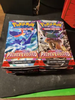 Pokemon SV02 Paldea Evolved [LOT OF 26] Booster Packs - Image 1