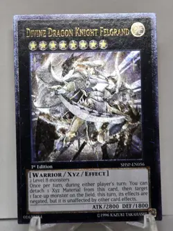 Divine Dragon Knight Felgrand SHSP-EN056 Ultimate Rare 1st Edition Yugioh NM/M - Image 1