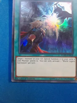 Yugioh World Legacy Succession FLOD-EN058 Ultra Rare 1st Ed NM - Image 2