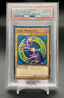 PSA 10 Dark Magician 2015-JPP02 Millennium Promo Asian English Card Yugioh W.C. - Image 1