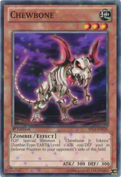 1x (LP) Chewbone - SP13-EN020 - Starfoil Rare - Unlimited Edition YuGiOh - Image 1