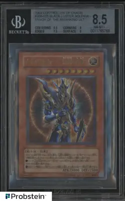 2003 Yu-Gi-Oh! Controller of Chaos JPN #306-025 Black Luster Soldier BGS 8.5 - Image 1