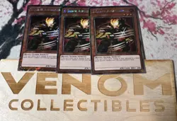 3x (M/NM) - X-Saber Airbellum - RA03-EN221 - Platinum Rare - 1st Edition YuGiOh - Image 1