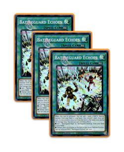Yugioh! Battleguard Echoes LEDE-EN082 (SR) 1st Ed 3x - Image 1