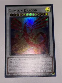 Crimson Dragon RA04-EN061 Quarter Century Stampede 1st Edition Ultra - Image 1