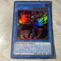 Yugioh - Libromancer Doombroker - BACH-EN089 - Ultra Rare - 1st Edition - Image 1