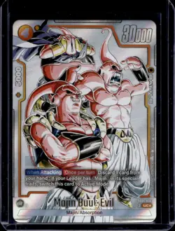 Dragon Ball Super Fusion World Majin Buul Evil Alt Art Manga Booster #SB01-036 - Image 1