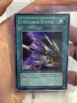 Thousand Knives PCY-003 Power of Chaos: Yugi the Destiny | Secret Rare | LP Holo - Image 2