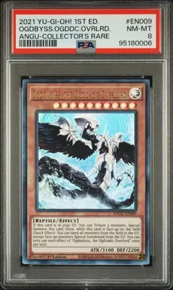 YuGiOh PSA 8 MINT Ogdoabyss, the Ogdoadic Overlord ANGU-EN009 Collector's Rare - Image 1