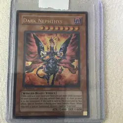 Yugioh DARK NEPHTHYS, PTDN-EN018, ULTRA RARE 1ST EDITION Holo Near Mint - Image 1