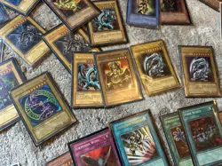 Yu-Gi-Oh! TCG Vintage 100 Holo Card Lot (A Couple Rares) Mostly HP- Some LP - Image 1