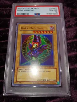 2024 YU-GI-OH! RP01-RETRO PACK EN003 DARK MAGICIAN PSA 10 GEM MINT - Image 1