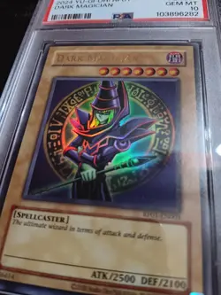 2024 YU-GI-OH! RP01-RETRO PACK EN003 DARK MAGICIAN PSA 10 GEM MINT - Image 3