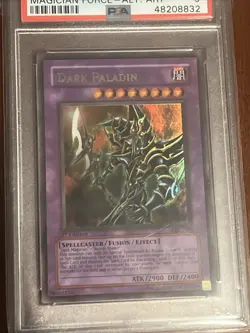 Yu-Gi-Oh! Dark Paladin 1st Edition MFC-105 CORRECTED ART STRONG PSA 9 - Image 3