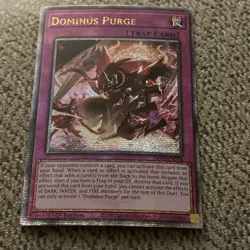 Yu-Gi-Oh! Dominus Purge Quarter Century Secret Rare (QCSR) INFO-EN078 NM - Image 1