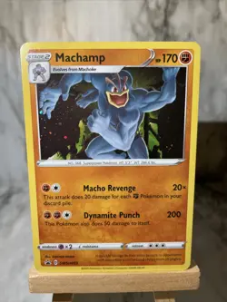 MACHAMP SWSH053 Black Star Promo Holo Card 2020 Ships Fast Near Mint - Mint - Image 1