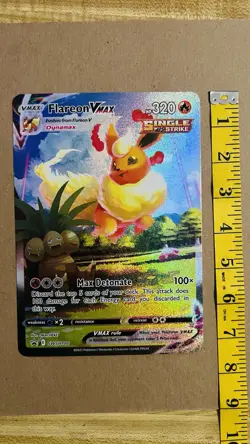 jumbo pokemon card Flareon VMax - Image 3