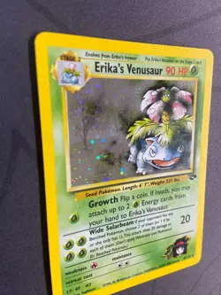 Pokemon TCG Gym Challenge #004/132 Erika's Venusaur Holo Card WOTC Near Mint - Image 2