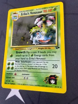 Pokemon TCG Gym Challenge #004/132 Erika's Venusaur Holo Card WOTC Near Mint - Image 5