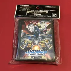 WARGREYMON GALLANTMON Digimon Card Game Deck Protector 60 Sleeve Standard Japan/ - Image 1