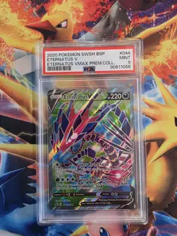 2020 Pokemon SWSH Eternatus V VMAX Prem Coll PSA 9 Mint Card - Image 1