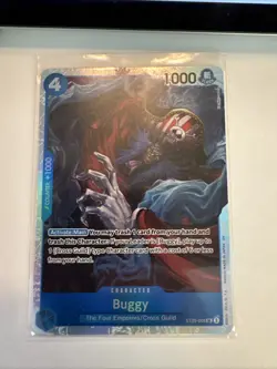 Buggy ST25-004 SR ONE PIECE Tcg Card Game NM Blue - Image 1