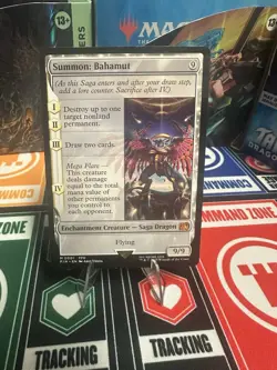 Final Fantasy MTG Magic Summon: Bahamut 0001 Regular Mythic Card - Image 1