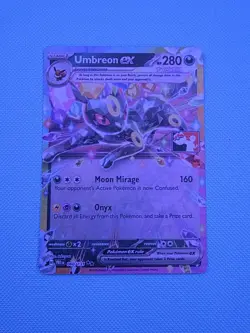 2025 Pokemon Card Umbreon EX “mint” 060/131 Play Prize Pack Series 7 - Image 1