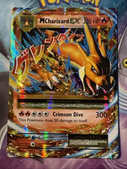 Pokemon TCG M Charizard EX 13/108 Evolutions 2016 Holo Ultra Rare Card - Image 1