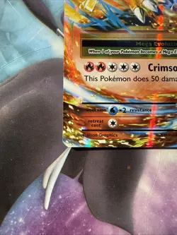 Pokemon TCG M Charizard EX 13/108 Evolutions 2016 Holo Ultra Rare Card - Image 5
