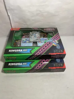 Lot Of 2 - Pokemon Shrouded Fable Special Collection - Kingdra EX Box - Image 1