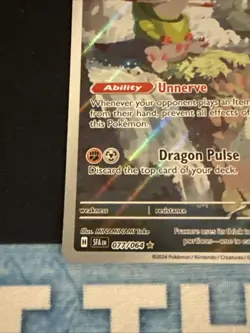 Fraxure 077/064 Pokemon Shrouded Fable Illustration Rare English NM Holo - Image 2