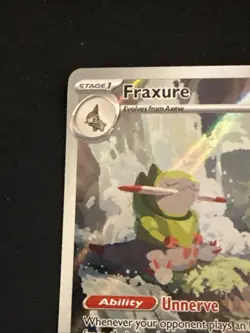 Fraxure 077/064 Pokemon Shrouded Fable Illustration Rare English NM Holo - Image 5