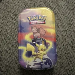 Pokemon TCG Kanto Power Mini Tin Pikachu Vulpix (H24) New Sealed - Image 1